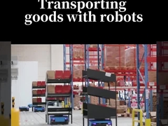 16AH 용량 및 최대 1.2m/S 걸음속도의 AMR 자율 이동 로봇