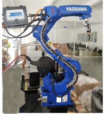 로봇 시스템 6 주축 파이프 아크용접 로보트 기계 AR1440을 용접하는 야스카와 산업용 레이저