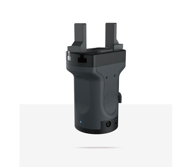 협력적 로봇에 적합한 전기 그리퍼 RG75-300. 중량 : 0.75Kg/IP65