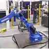 6 Aixs Yaskawa 로봇 팔 GP180-120 CNGBS 사용자 정의 보안 울타리로 팔레팅 로봇