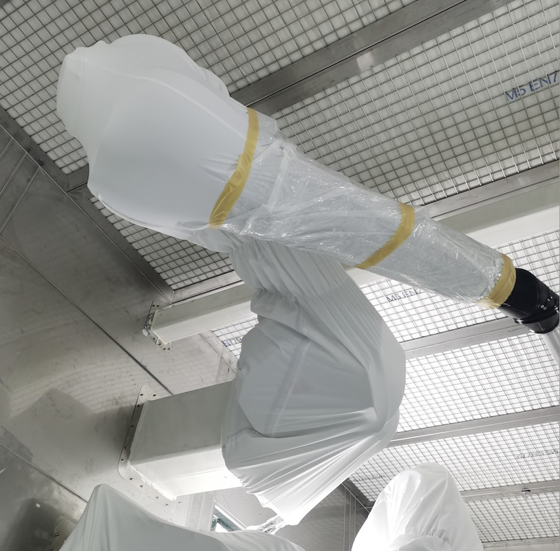 항 정적 폴리에스터 로보틱 갑옷 덮개 페인트 작업실 로봇